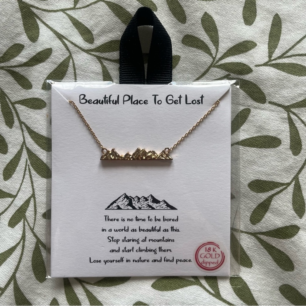 Gold Mountain Necklace